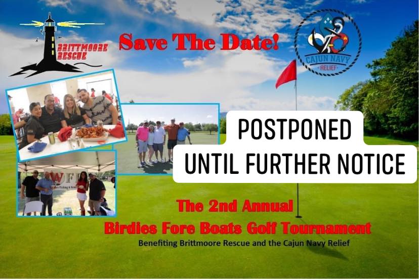 Flyer announcing postponement 